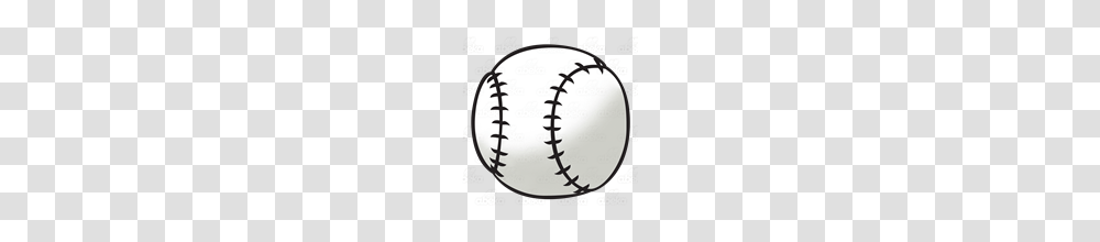 Abeka Clip Art White Baseball With Black Stitches, Team Sport, Sports, Softball Transparent Png