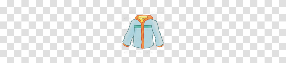 Abeka Clip Art Winter Coat Orange And Blue, Hood, Sweatshirt, Sweater Transparent Png
