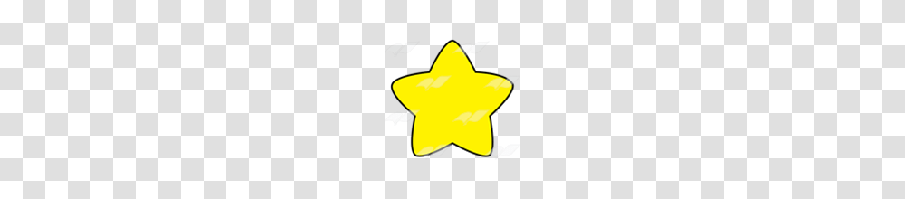 Abeka Clip Art Yellow Star Rounded, Star Symbol Transparent Png
