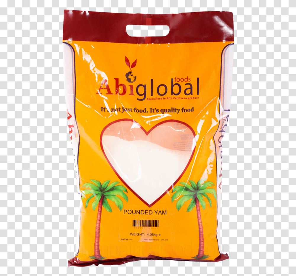 Abi Global Pounded Yam Heart, Food, Bottle, Cosmetics, Poster Transparent Png