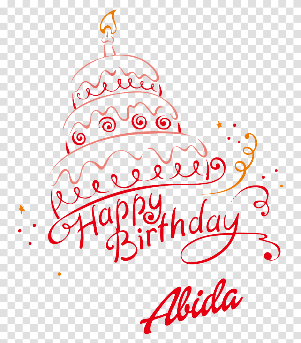 Abida Hd Images Birthday Cake Adarsh Cake, Handwriting Transparent Png