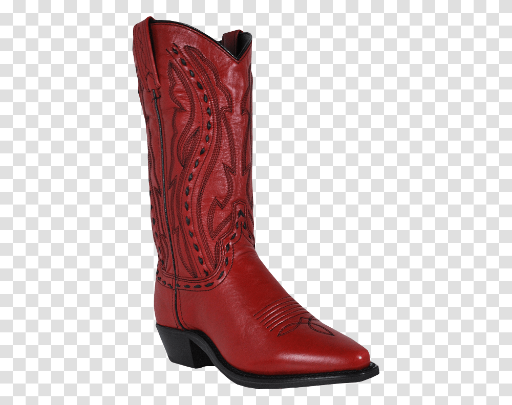 Abilene Ladies Red Whipstitched Cowgirl Fashion Boots Cowboy Boot, Apparel, Footwear, Shoe Transparent Png