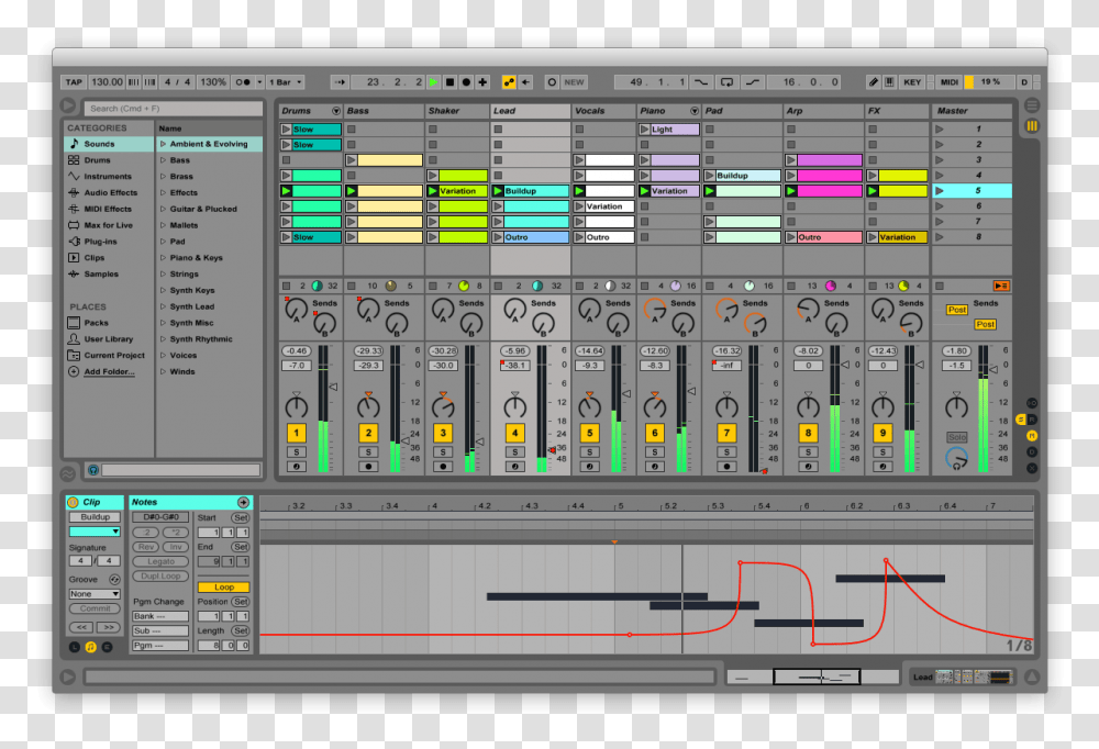 Ableton Live Suite 9.7, Monitor, Screen, Electronics, Display Transparent Png