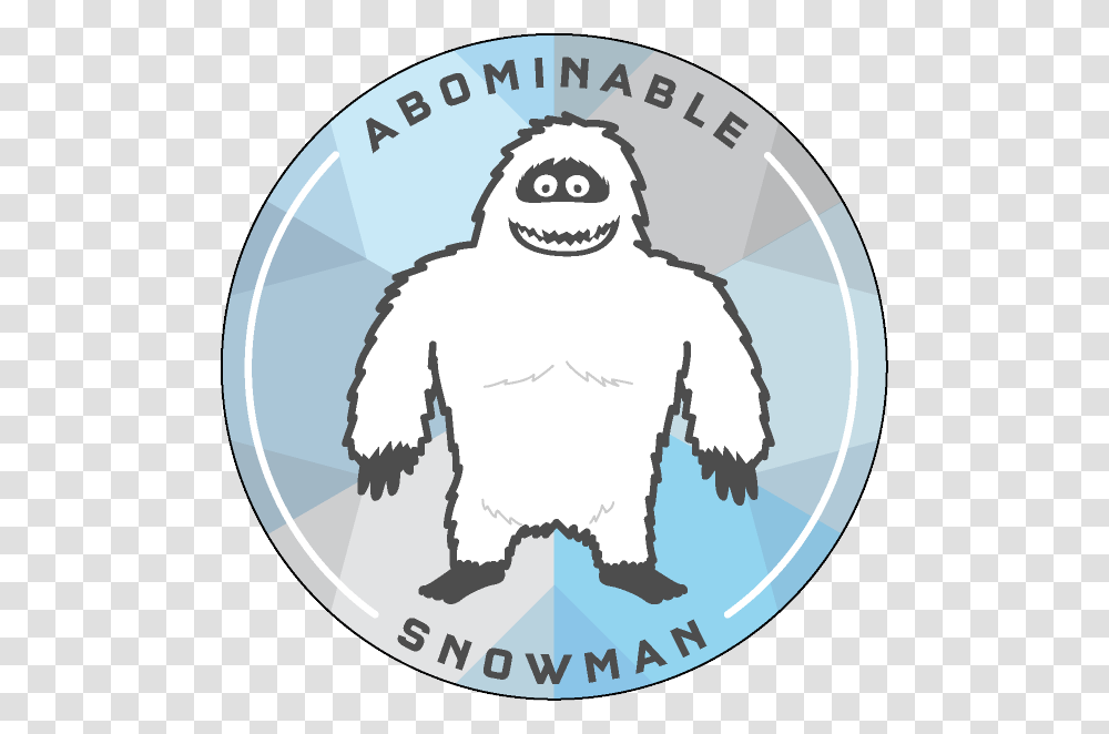 Abominable Snowman Badge Cartoon, Coin, Money, Giant Panda, Wildlife Transparent Png