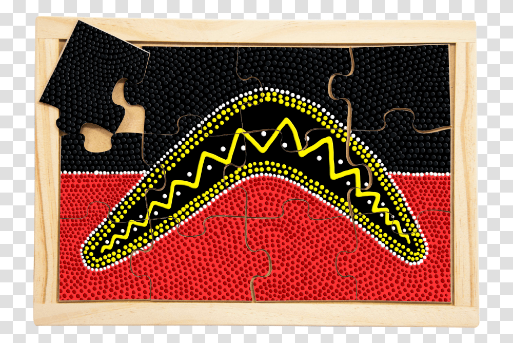 Aboriginal Traditional Boomerang Puzzle Needlework, Rug, Text, Art, Graphics Transparent Png