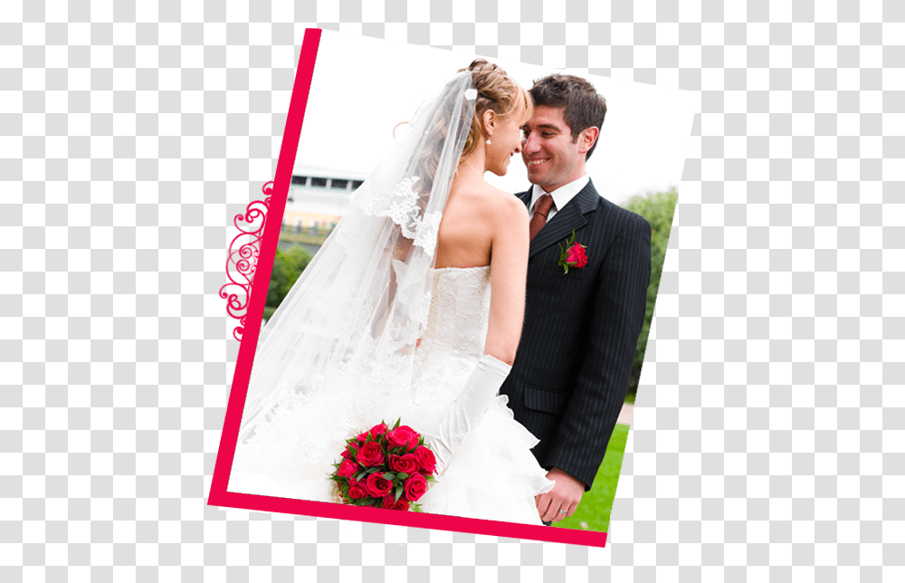 About Bride, Tie, Person, Robe Transparent Png