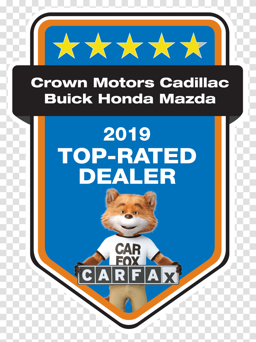 About Crown Motors In Holland Mi Carfax Top Rated Dealer Logo, Label, Text, Sticker, Armor Transparent Png