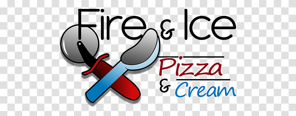 About Fire Ice Pizzeria Creamery, Cutlery, Label, Spoon Transparent Png