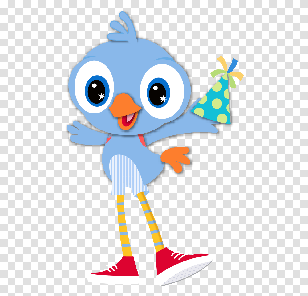 About Happy The Birthday Bird Cartoon, Clothing, Apparel, Hat, Party Hat Transparent Png