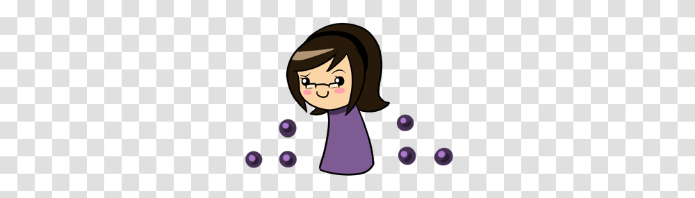 About Me, Female, Girl, Purple, Face Transparent Png