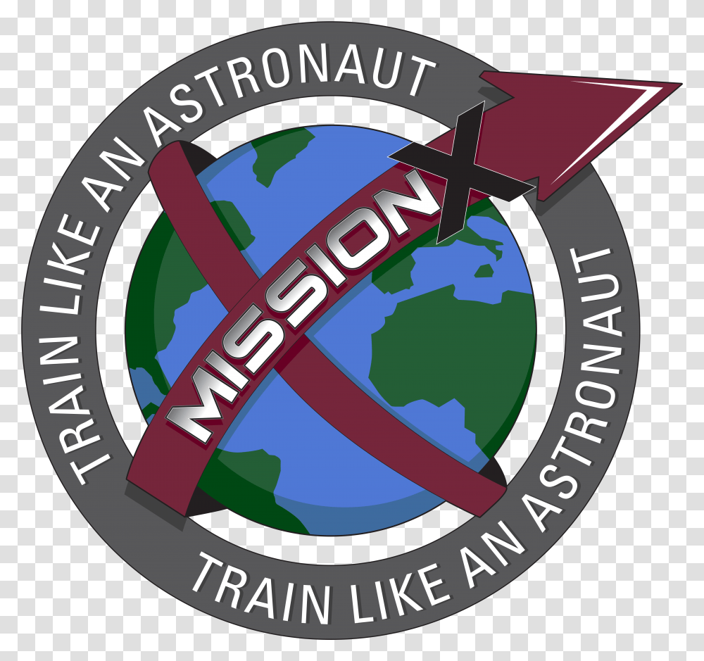 About Mission X Train Like An Astronaut Nasa Mission X, Label, Text, Logo, Symbol Transparent Png