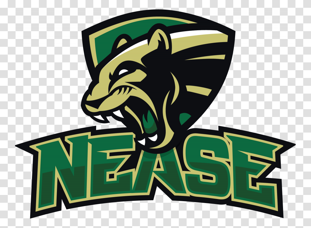 About Nease Football Home Of The Panthers Clipart, Animal, Label, Mammal Transparent Png