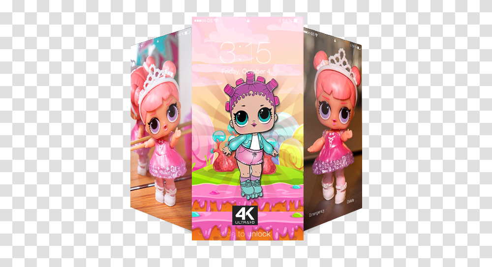 About New Lol Doll Wallpapers Hd Cute Google Play Version Cartoon, Toy, Figurine, Barbie, Advertisement Transparent Png