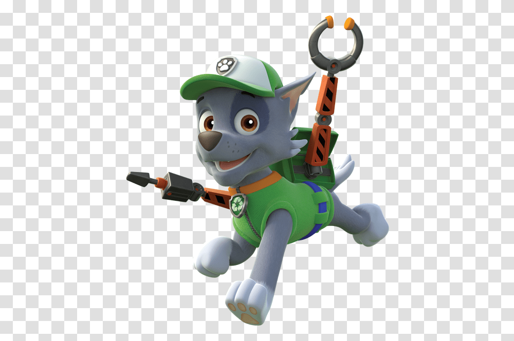 About Rocky Paw Patrol, Toy, Elf, Green Transparent Png