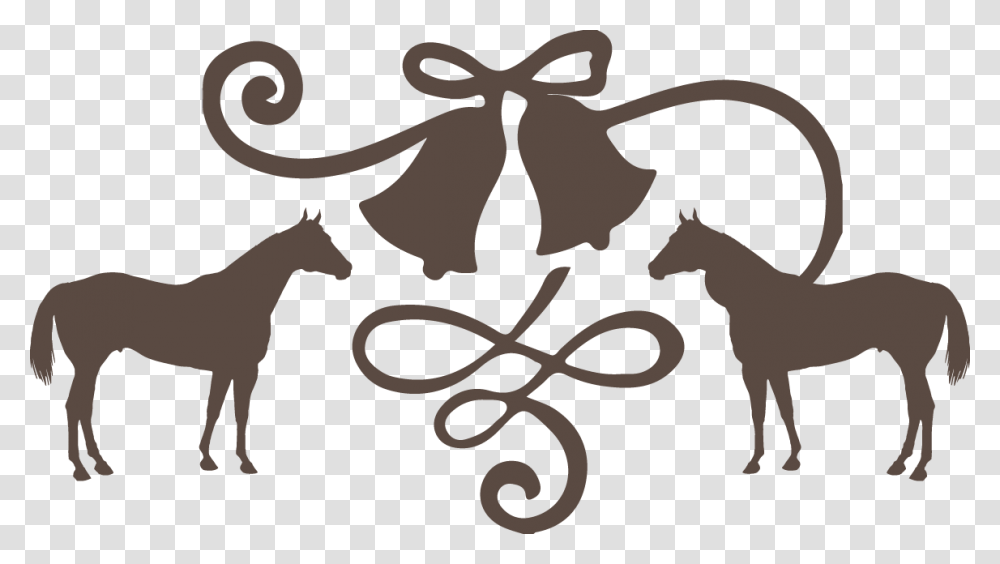 About The Ranch Rs Purple Wedding Bells Clipart, Stencil, Antelope, Animal, Horse Transparent Png