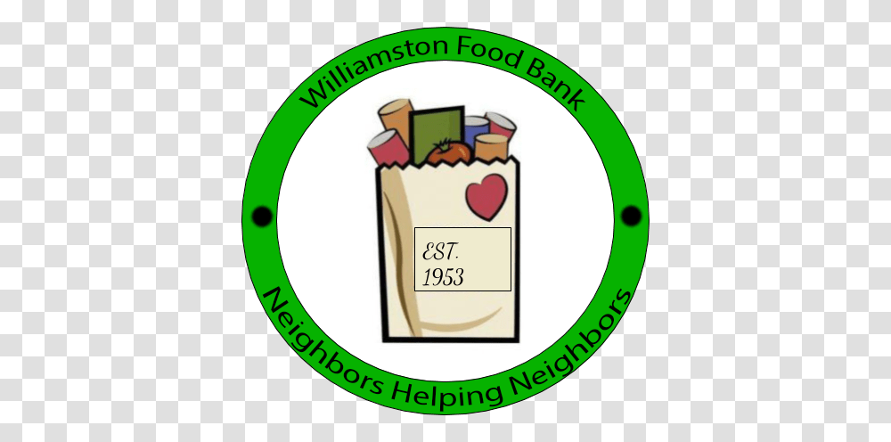 About The Williamston Food Bank Serving The Families In Need, Label, Sweets, Confectionery Transparent Png