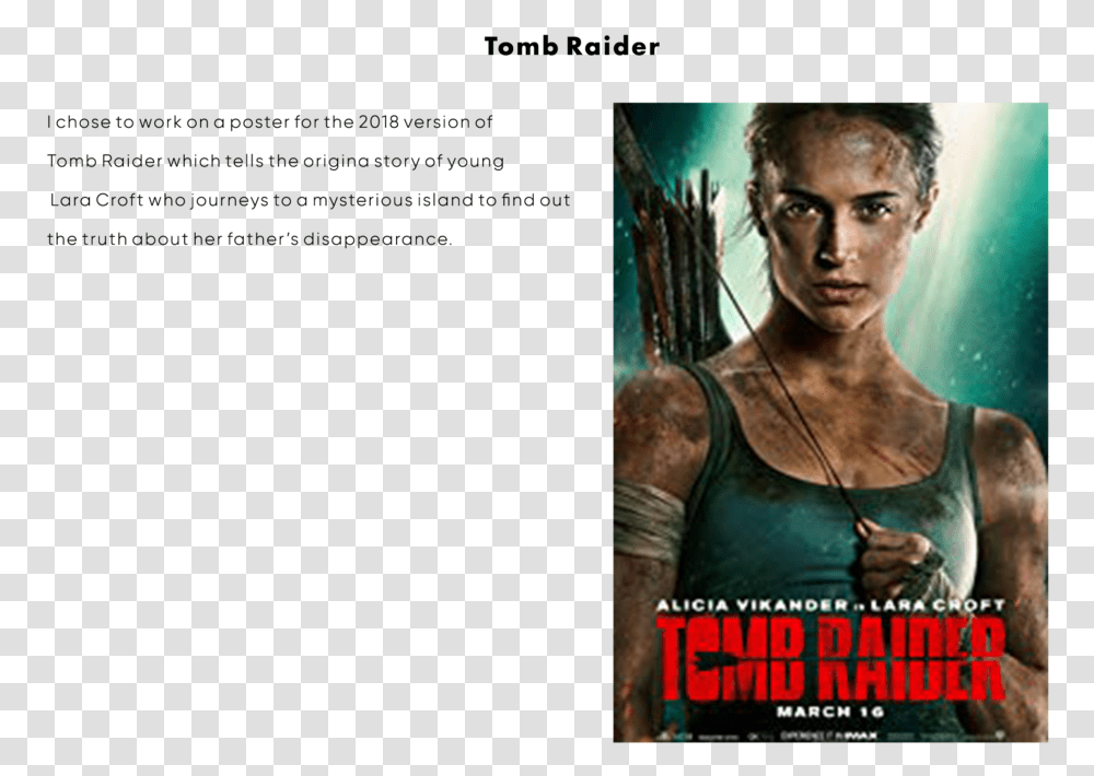 About Tomb Raider Tomb Raider 2018 Ac, Person, Human, Poster, Advertisement Transparent Png