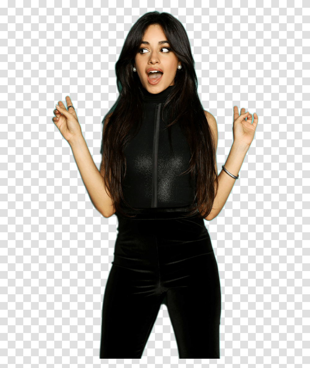 About Transparents Camila Cabello On Clear Background, Clothing, Person, Female, Fashion Transparent Png