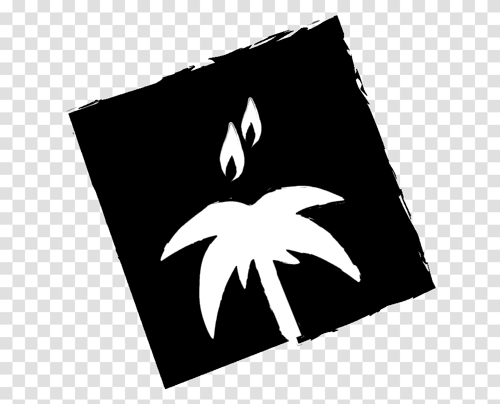 About - Burning Palm Tree Logo, Stencil, Symbol, Light, Bird Transparent Png