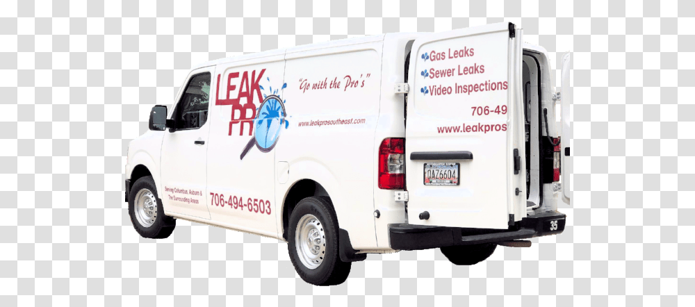 About - Leak Pro Commercial Vehicle, Van, Transportation, Moving Van, Caravan Transparent Png