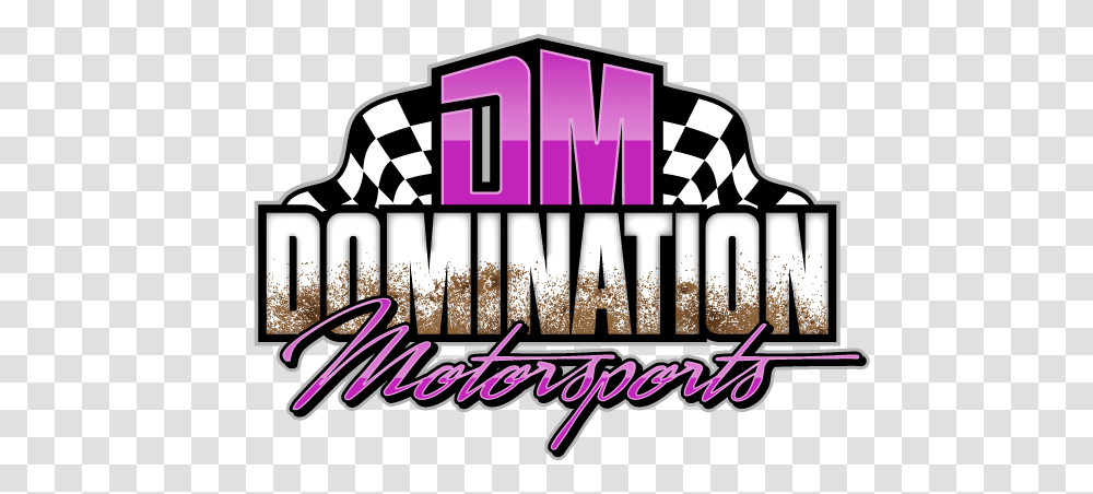 About Us Domination Motorsports, Label, Purple, Outdoors Transparent Png