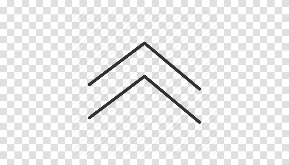 Above Arrow Double Up Arrow Thin Stroke Thin Up Arrow Up, Triangle, Plot Transparent Png
