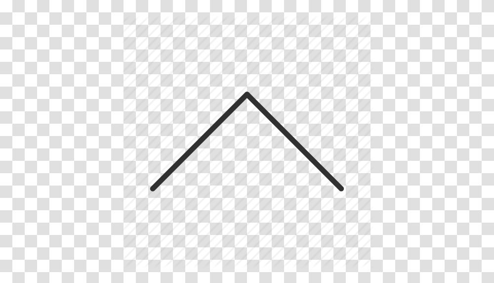 Above Arrow Rounded Thin Line Arrow Thin Arrow Up Upload Icon, Rug, Triangle, Silhouette Transparent Png