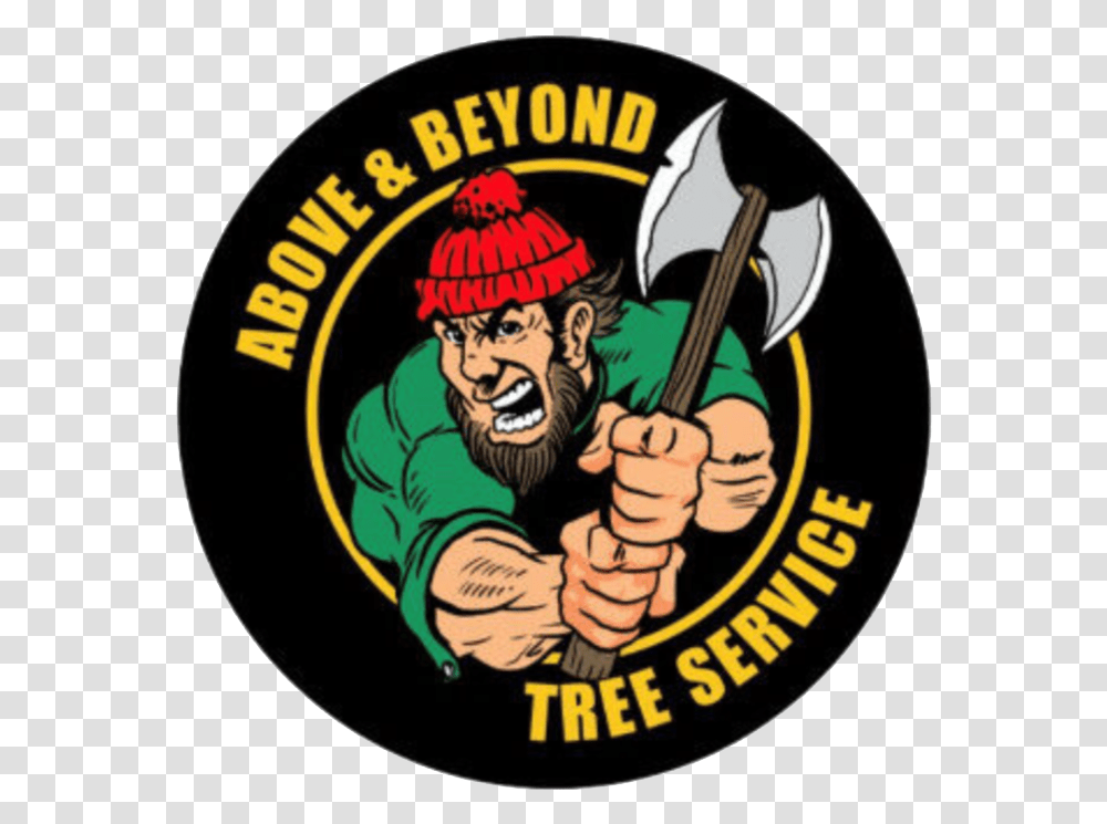 Above Beyond Tree Service Fictional Character, Person, Human, Poster, Advertisement Transparent Png