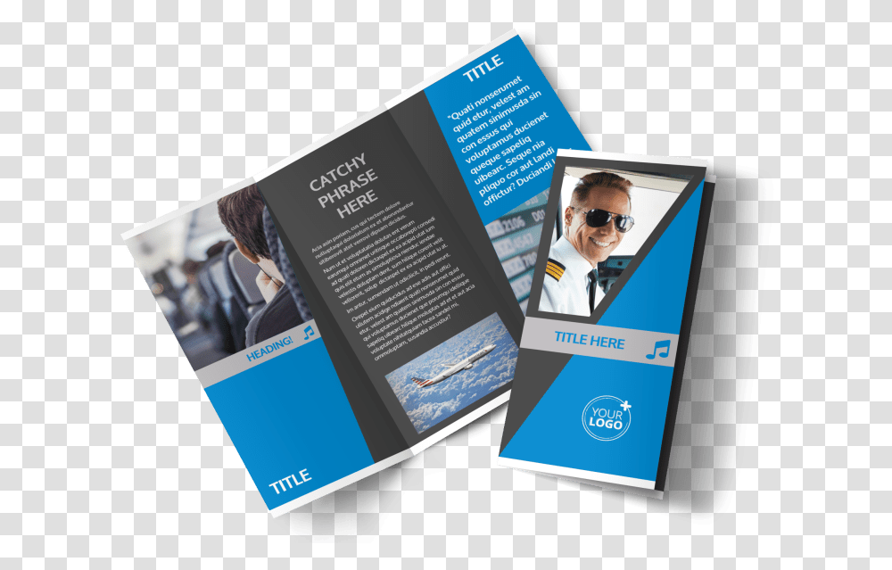 Above The Clouds Airline Brochure Template Preview Airline Brochure, Poster, Advertisement, Flyer, Paper Transparent Png