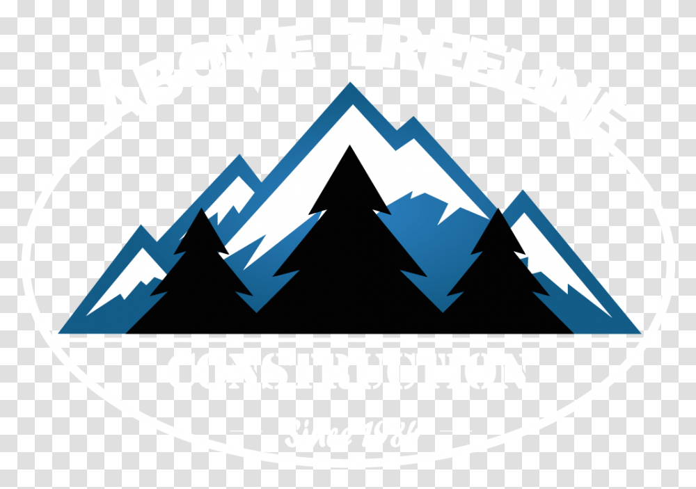 Above Treeline Construction Colorado General Contractors Tree Line Mountains Clipart, Label, Text, Symbol, Logo Transparent Png