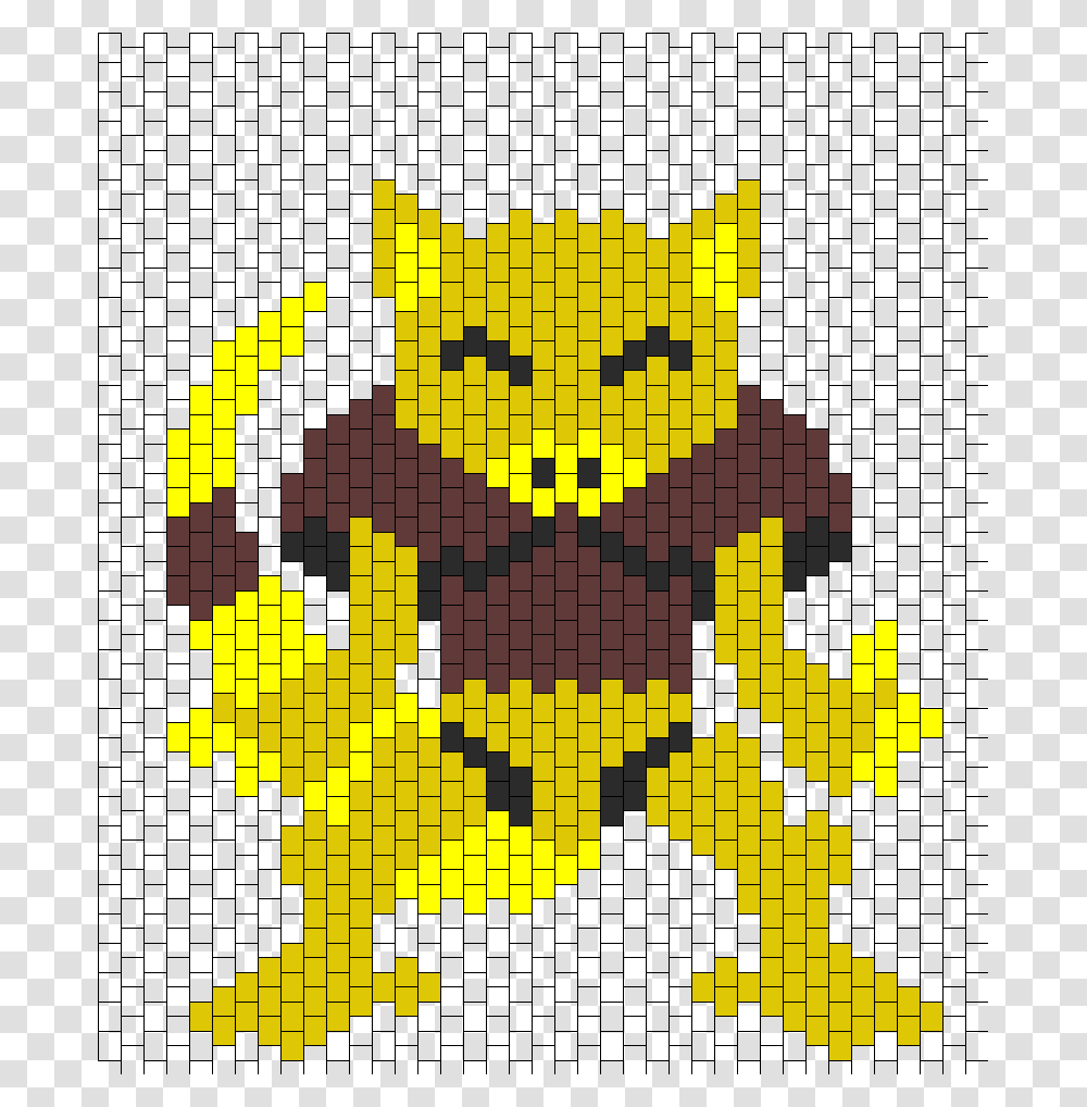 Abra Pokemon Peyote Bead Pattern Cross Stitch, Pac Man Transparent Png