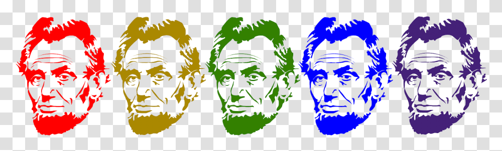 Abraham Abe Lincoln President Usa, Head, Green Transparent Png