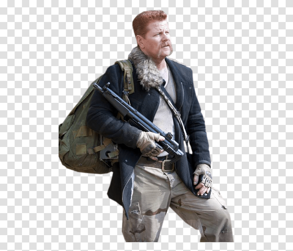 Abraham Ford The Walking Dead Walking Dead Season 4 Abraham, Person, Weapon, Gun Transparent Png