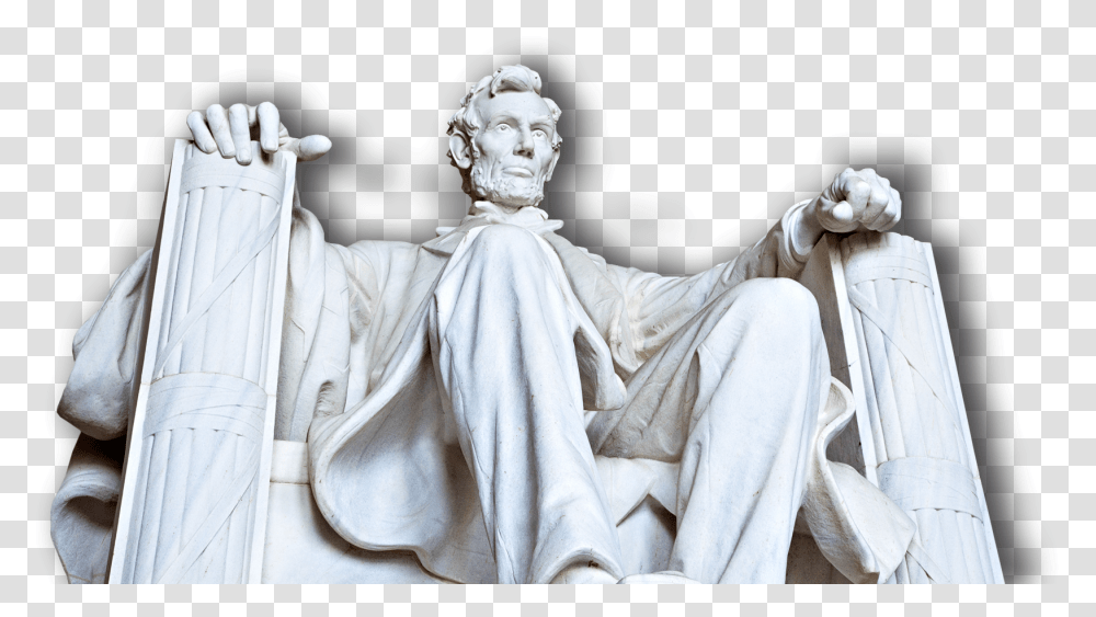 Abraham Lincoln, Sculpture, Person, Human Transparent Png