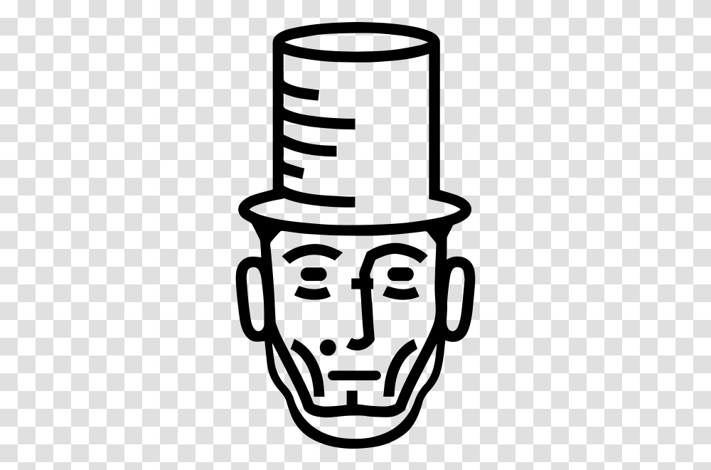Abraham Lincoln Black Snowman Clipart, Gray, World Of Warcraft Transparent Png