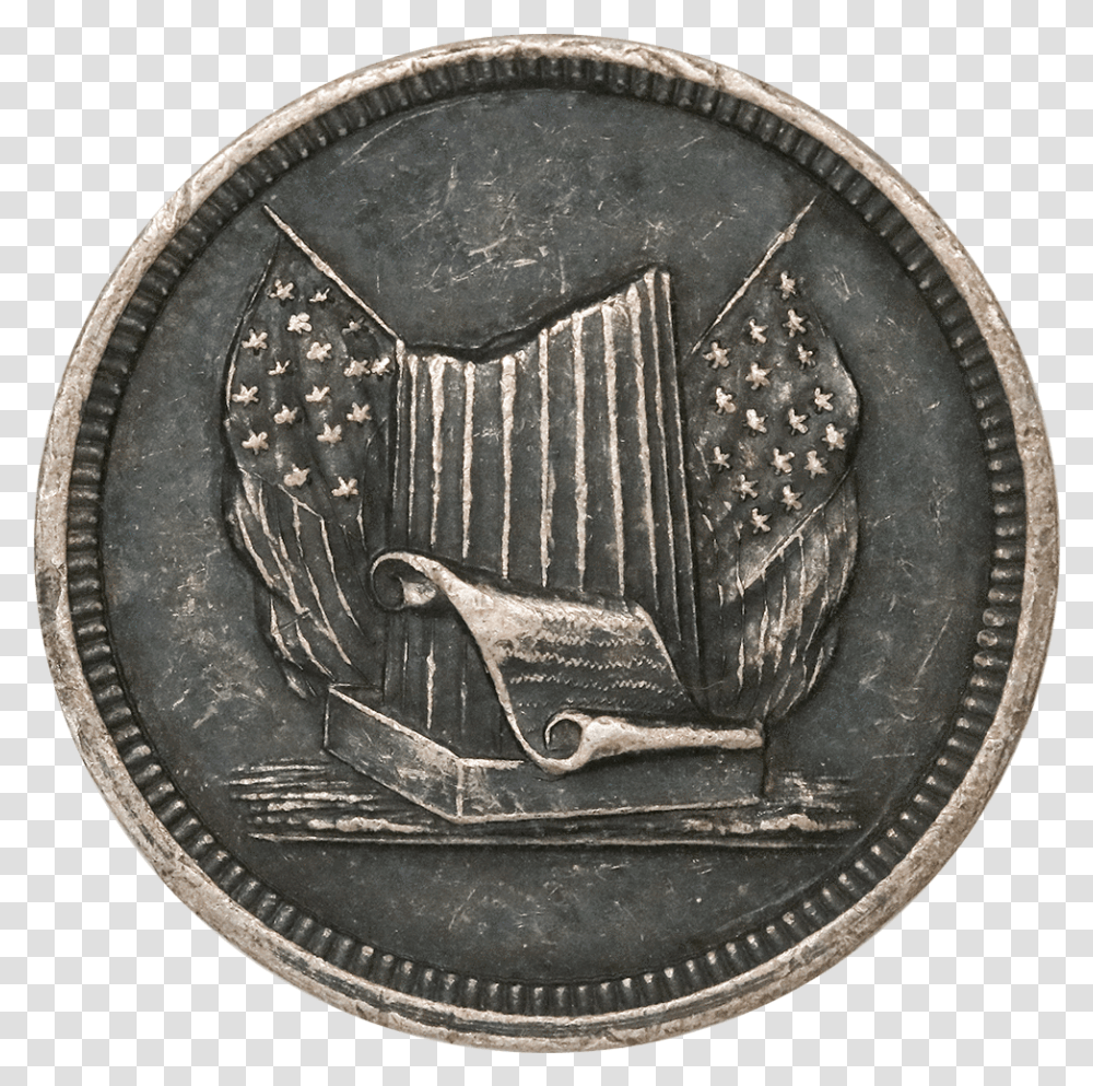 Abraham Lincoln Broken Column Las Vegas, Nickel, Coin, Money, Rug Transparent Png