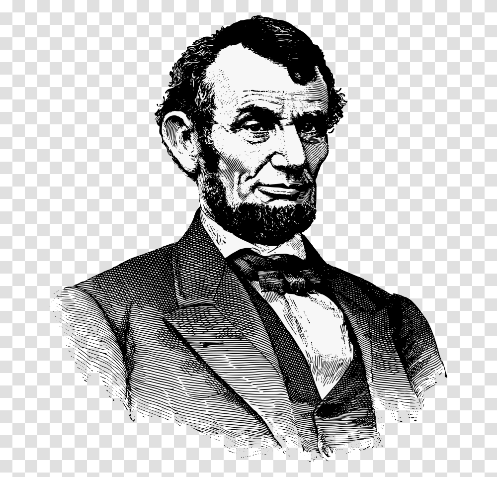 Abraham Lincoln, Celebrity, Drawing, Person Transparent Png