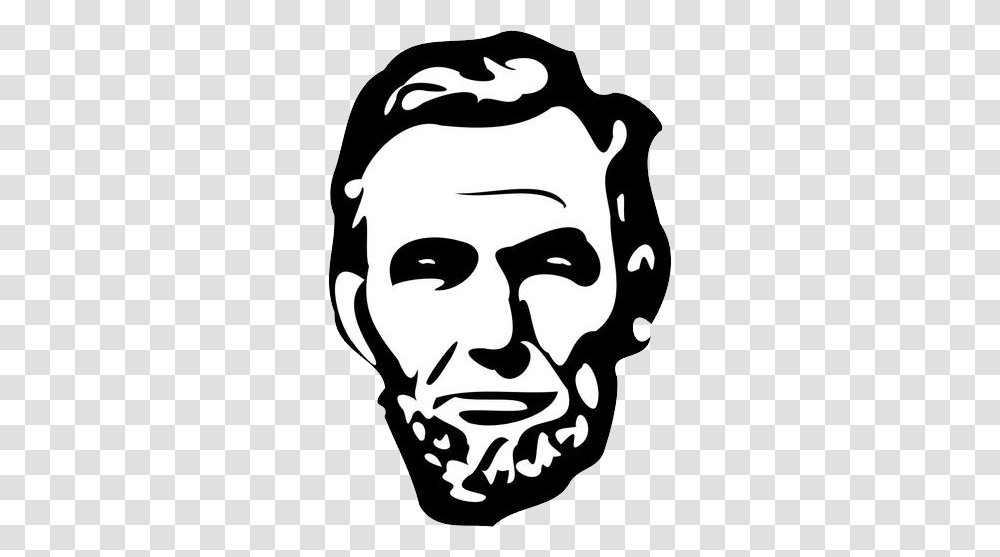 Abraham Lincoln, Celebrity, Stencil, Label Transparent Png