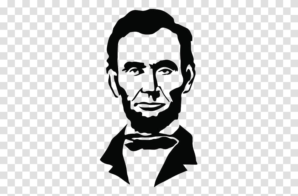 Abraham Lincoln, Celebrity, Stencil, Person, Human Transparent Png