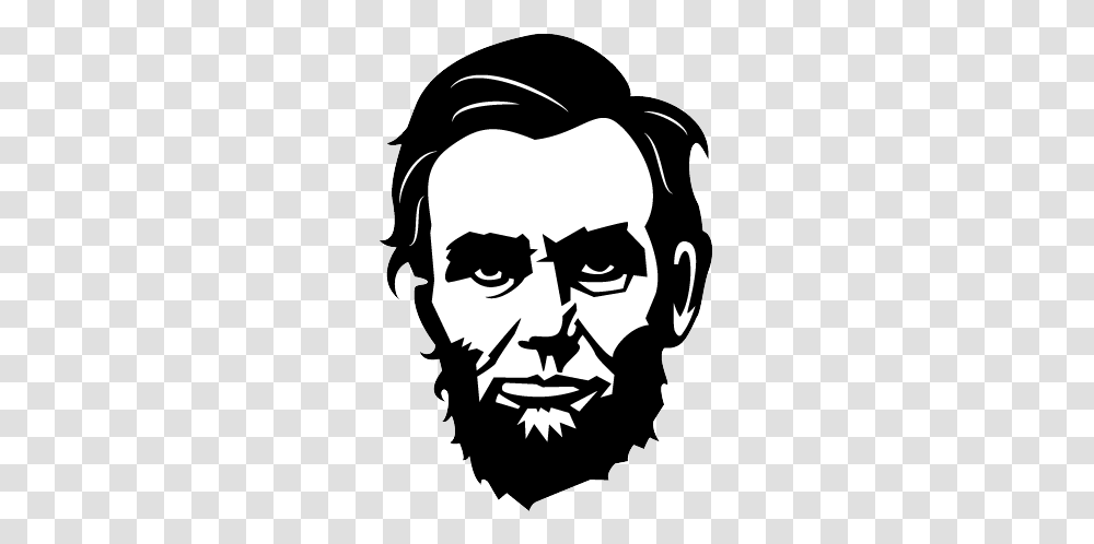 Abraham Lincoln, Celebrity, Stencil Transparent Png