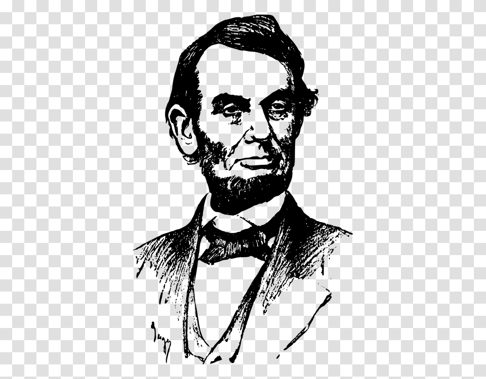 Abraham Lincoln Clipart, Head, Face, Person, Human Transparent Png