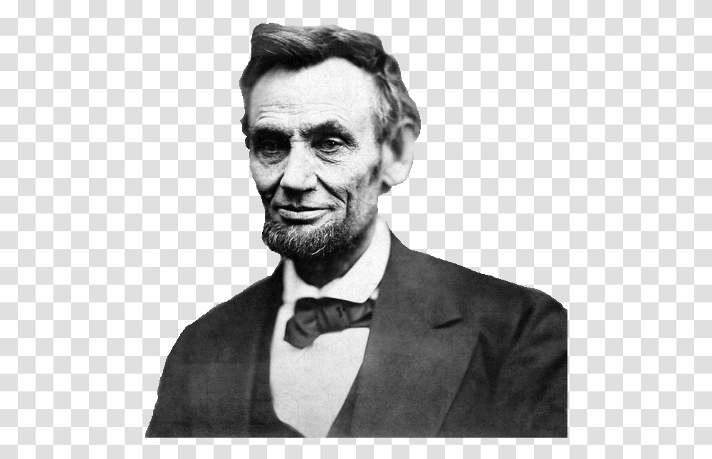 Abraham Lincoln, Face, Person, Tie, Accessories Transparent Png