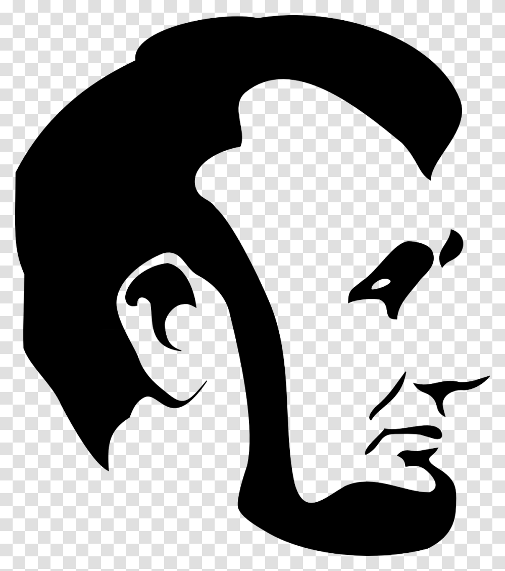 Abraham Lincoln President United States Free Picture Abraham Lincoln Silhouette, Gray, World Of Warcraft Transparent Png