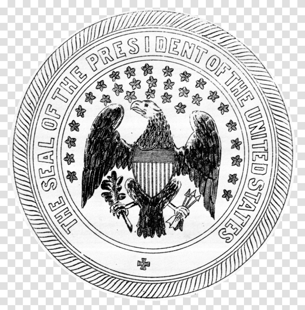 Abraham Lincoln Presidential Seal, Logo, Trademark, Badge Transparent Png