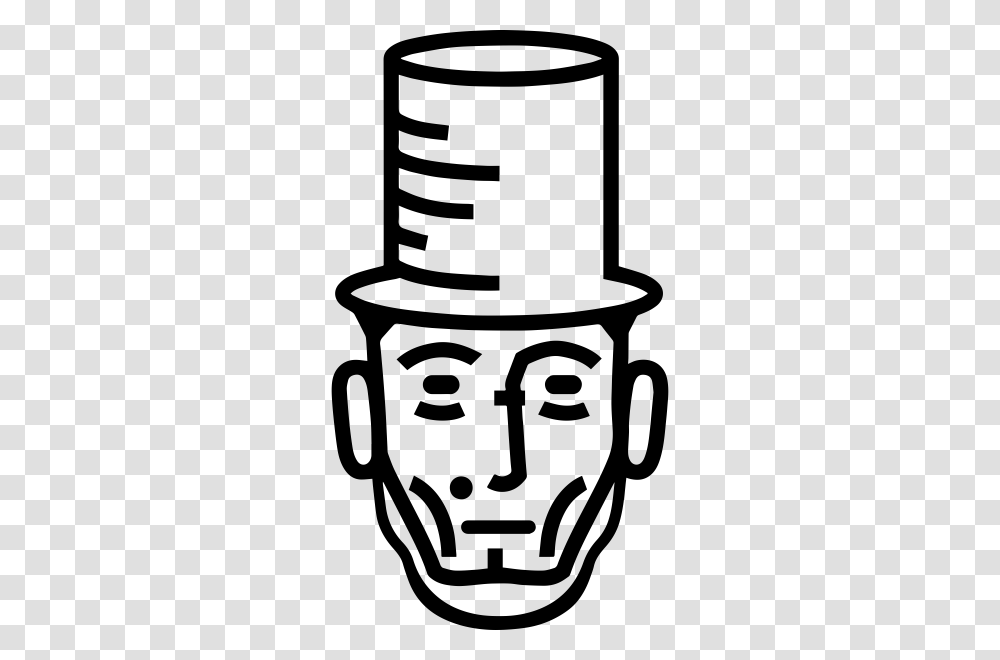 Abraham Lincoln Rubber Stamp Stampmore, Gray, World Of Warcraft Transparent Png