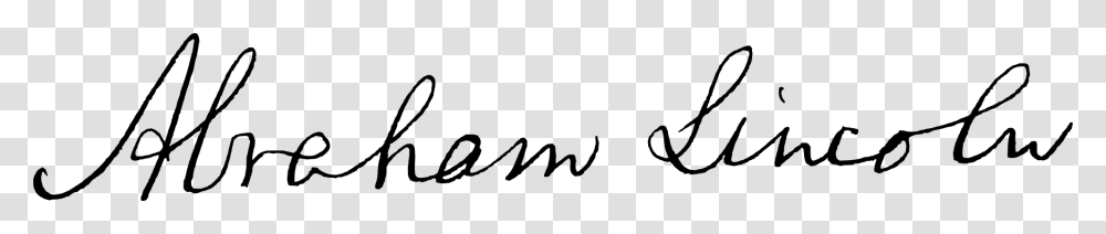Abraham Lincoln Signature, Gray, World Of Warcraft Transparent Png