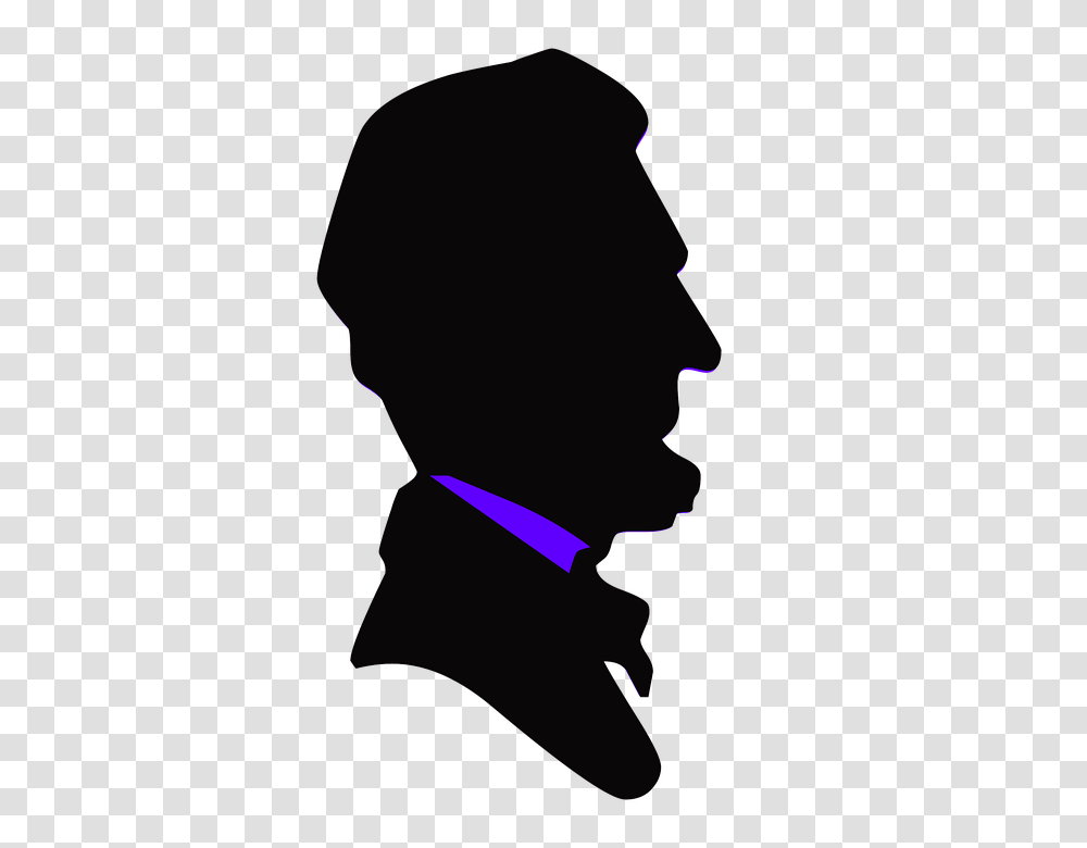 Abraham Lincoln Silhouette, Apparel, Back, Hat Transparent Png