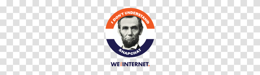 Abraham Lincoln Snapchat, Logo, Person Transparent Png
