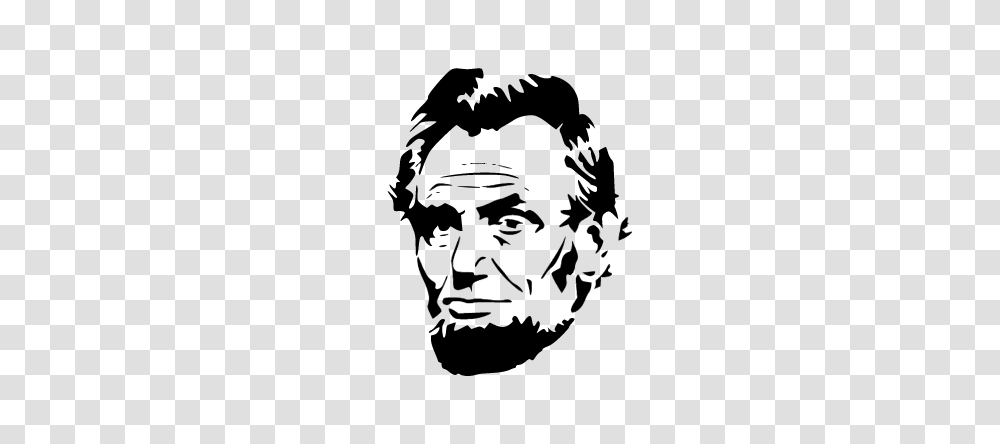 Abraham Lincoln Stencil High Quality Mil, Gray, World Of Warcraft Transparent Png