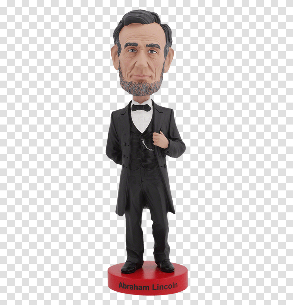 Abraham Lincoln V2 Bobblehead Abraham Lincoln Bobblehead, Apparel, Overcoat, Suit Transparent Png